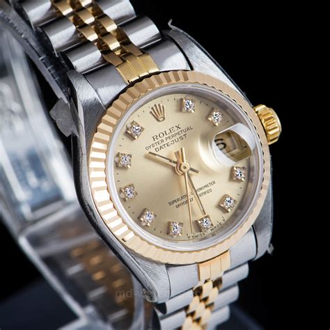 ladies rolex oyster perpetual datejust with diamonds price|rolex datejust price chart.